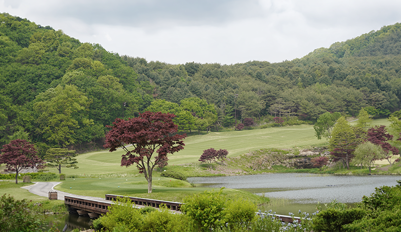1홀 전경